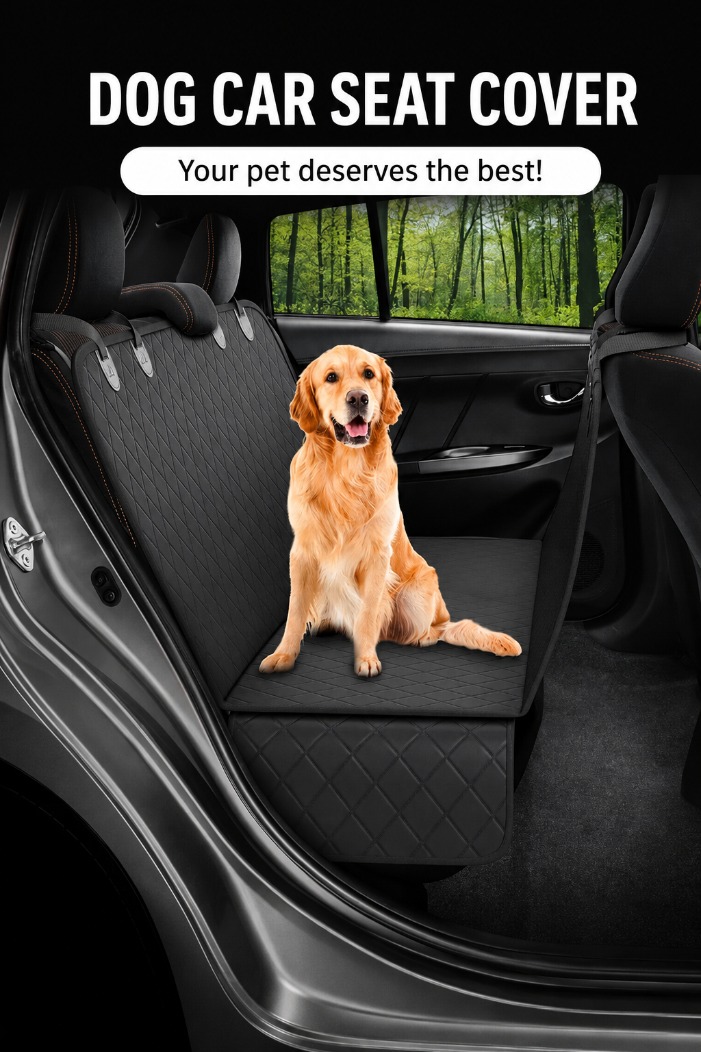 PawVanta Waterproof Dog Car Seat Cover