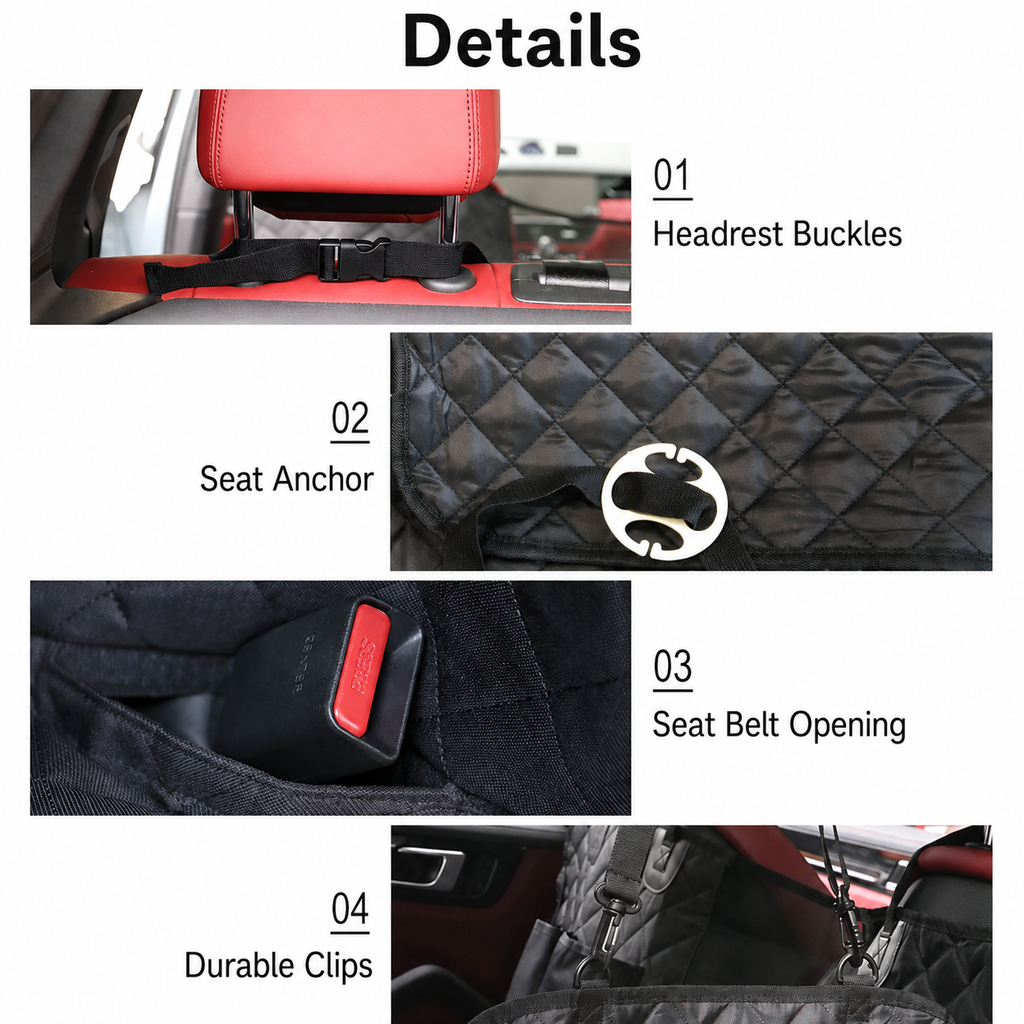 PawVanta Waterproof Dog Car Seat Cover